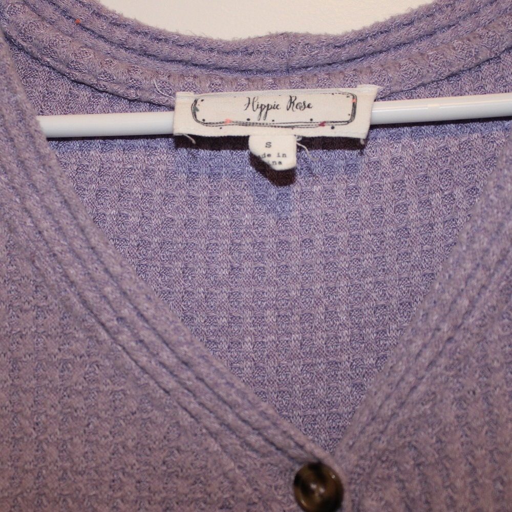 sweater like button blouse - Picture 2 of 2